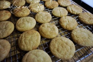 Cooled Snickerdoodles